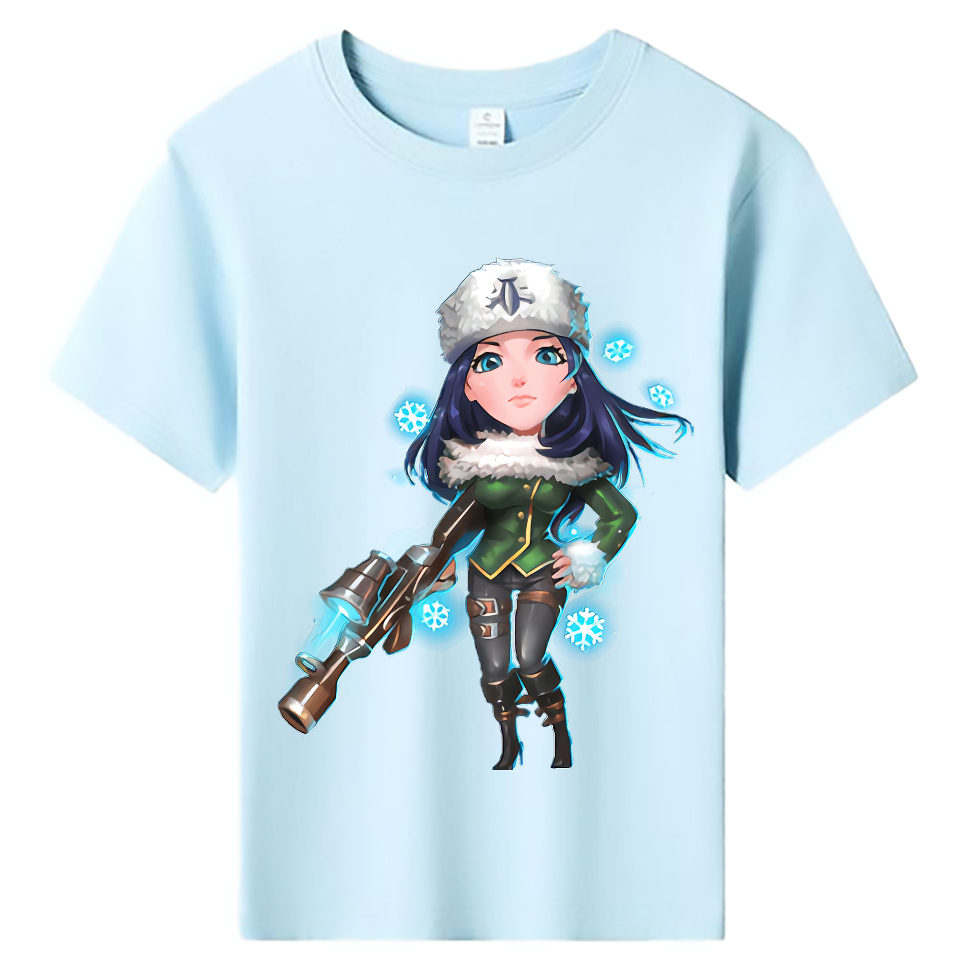 （画像用） リーグ・オブ・レジェンド League of Legends LOL 綿100％キッズTシャツ（フロントプリント）
